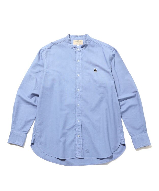 J.PRESS MEN このさりげなさが大人気【IVY COLLECTION】【UNISEX】バックブルオックスガーメントダイ シャツ ブルー系