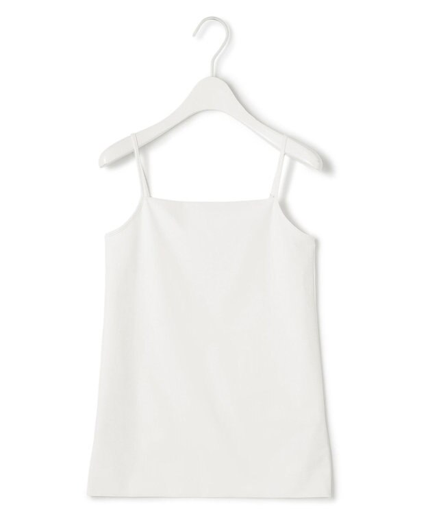 ICB L 【接触冷感・UVカット・速乾・洗える】マットスキューバ キャミソール オフホワイト系