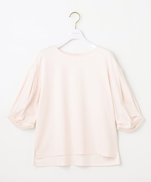 ANY SIS 【接触冷感】360°好印象タックスリーブ カットソー アイボリー