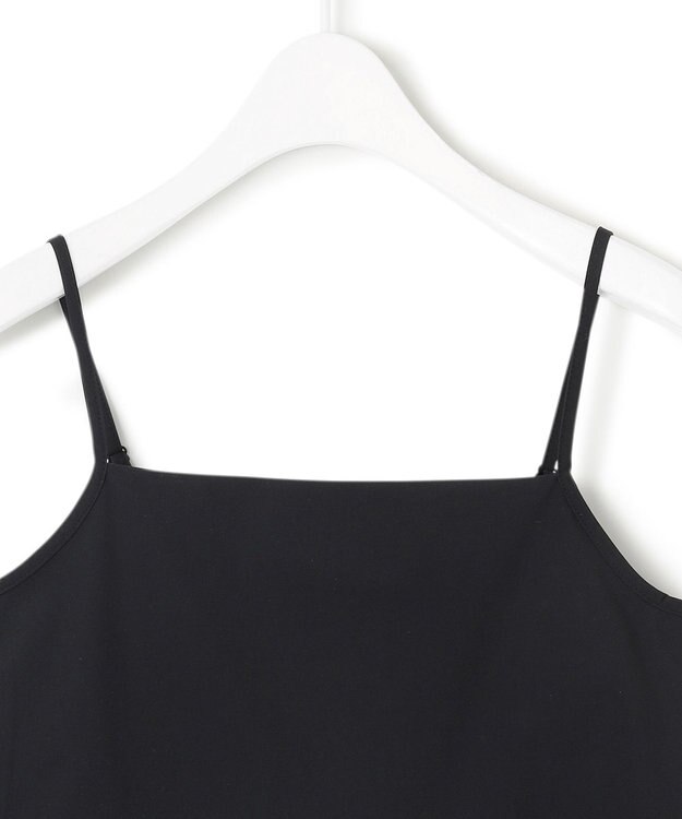 ICB L 【接触冷感・UVカット・速乾・洗える】マットスキューバ キャミソール ブラック系