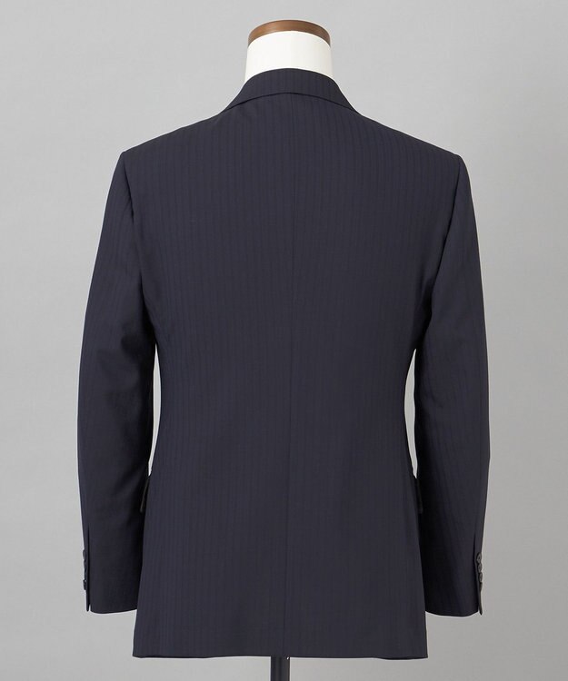 GOTAIRIKU 【御幸毛織】 WOOL×SOLOTEX ストレッチスーツ（平織/ネイビー） ネイビー系1