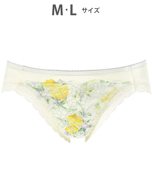 WACOAL ショーツ 【重力ケアブラ】 BXB194とペア はきこみ丈あさめ ナイロンベア天竺素材(バック) レディース PXB194 /ワコール イエロー