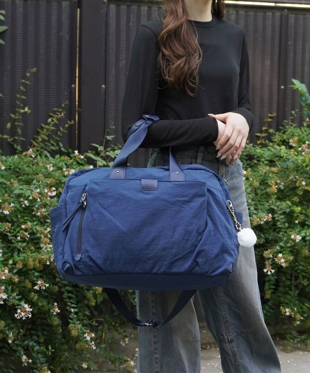 ACE BAGS & LUGGAGE kanana project collection ECD-1 ボストンバッグ 19087 カナナプロジェクトコレクション ネイビー