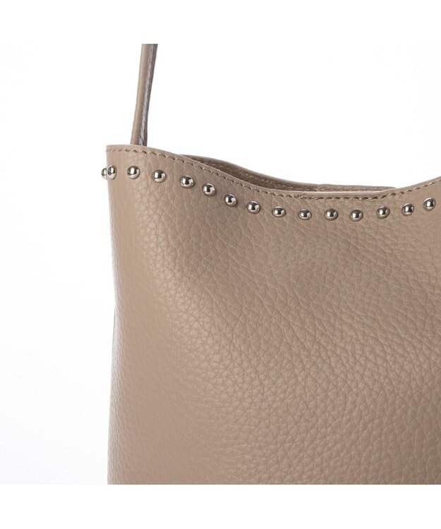 UNBILLION カシュカシュ cachecache / スタッズ付きショルダー オーク