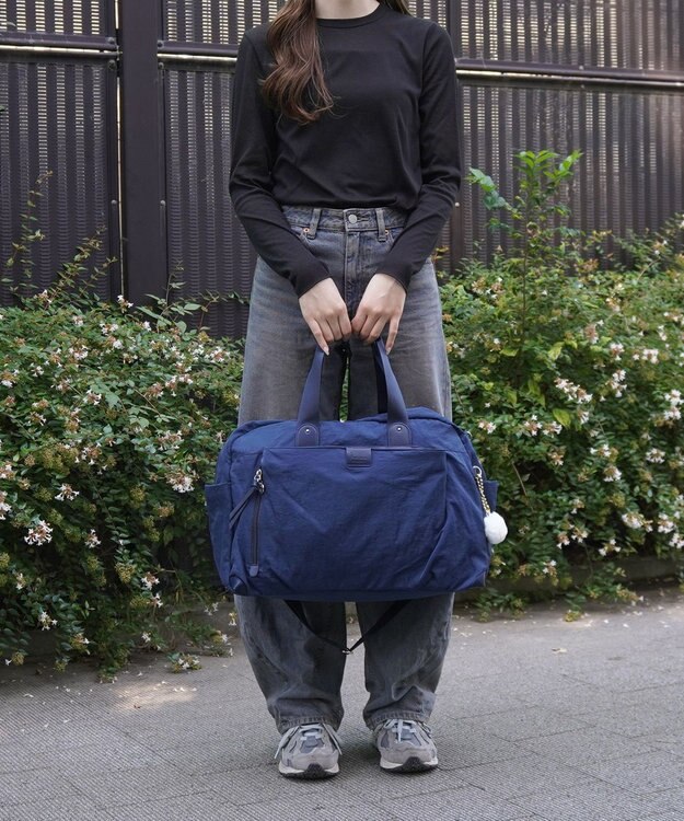 ACE BAGS & LUGGAGE kanana project collection ECD-1 ボストンバッグ 19087 カナナプロジェクトコレクション ネイビー