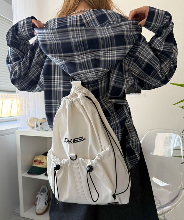 WEGO 【ユニセックス着用ITEM】別注Dickies2wayナップサック ホワイト