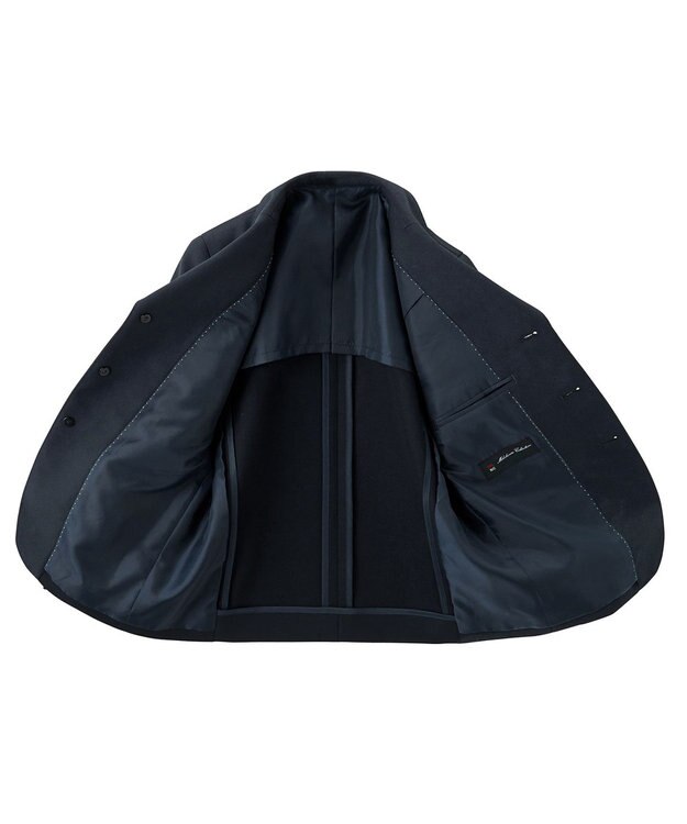 MIKI HOUSE HOT BISCUITS 【ミキハウス】【110-130cm】 ウールサキソニー素材のスーツ 紺