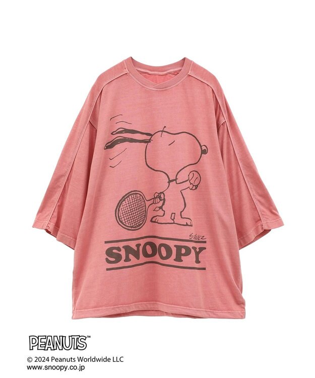 CRAFT STANDARD BOUTIQUE 【ユニセックス】PEANUTS/スヌーピー ゲームシャツTEE Pink