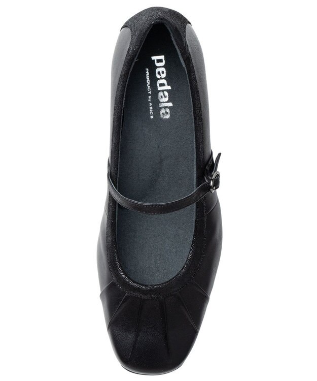 ASICS WALKING ペダラウォーキングシューズ 4E ヒール高3.0cm ブラック系