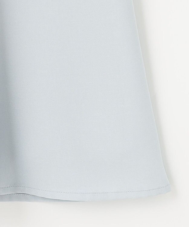 J.PRESS LADIES 【洗える・シワになりにくい】Garudaツイル フレアー スカート サックスブルー系