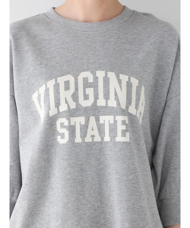 AMERICAN HOLIC ミニ裏毛ロゴスウェット2 Light Gray Mixture