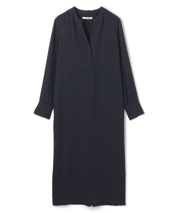 BEIGE， 【WEB限定・洗える】CELOSIA / クロスオーバーVネックワンピース Navy