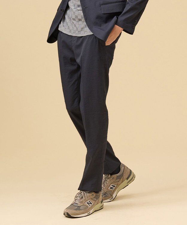 J.PRESS MEN 驚くほど軽くて伸びる【MECHANICAL】【超軽量 / 清涼感 / 洗える】ハイパワーストレッチ スラックス