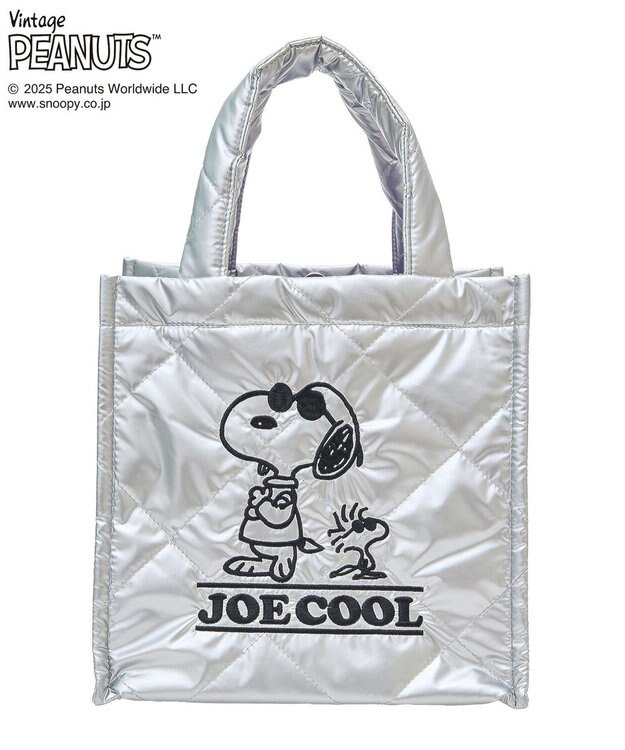 Green Parks ■PEANUTS パフィーキュービックバッグ Silver