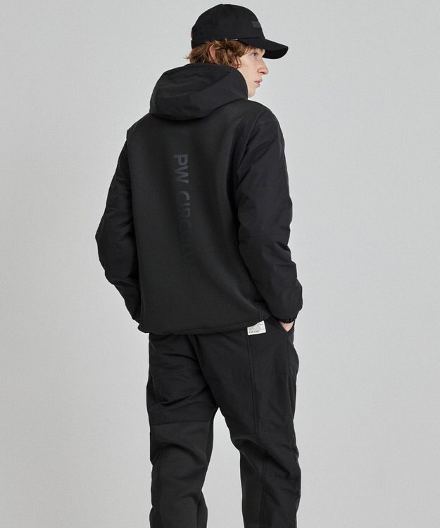 PW CIRCULUS 【MEN】中綿コンビデタッチャブルフーディ ブラック系