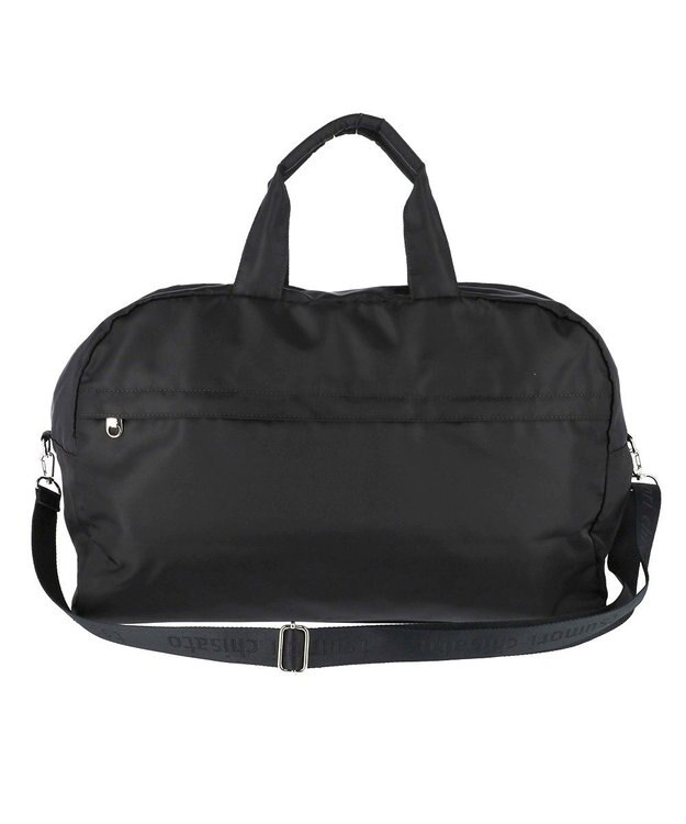 tsumori chisato CARRY スカラップレース ボストンバッグ ショルダーテープ付き 【かわいくて軽い！】 ブラック