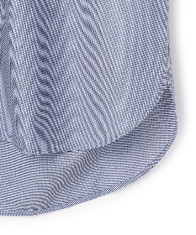 J.PRESS MEN 【吸水速乾 / UVケア / 高通気性】【SMART TECH】ハウンドトゥース ジャージーシャツ ネイビー系8