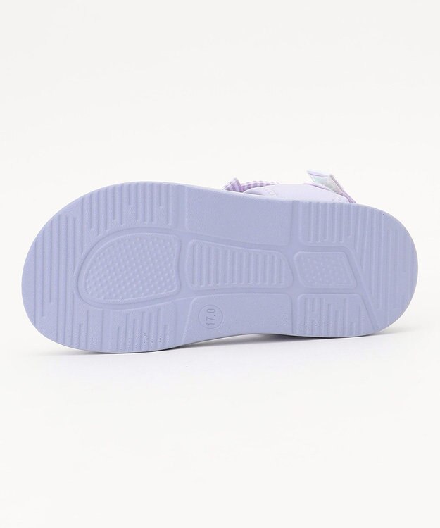 ANY KIDS リボン スポーツ サンダル ラベンダー