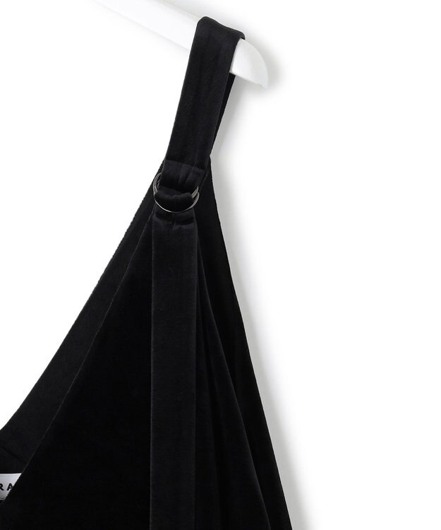 23区 【SACRA】トリアセテートベロア サロペット ブラック系