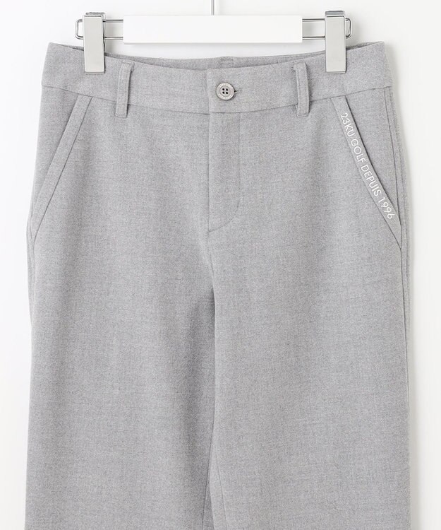 23区GOLF ウールライクなキレイ見えボトムス【WOMEN】【ストレッチ】ＴＲストレッチ ベーシックパンツ ライトグレー系