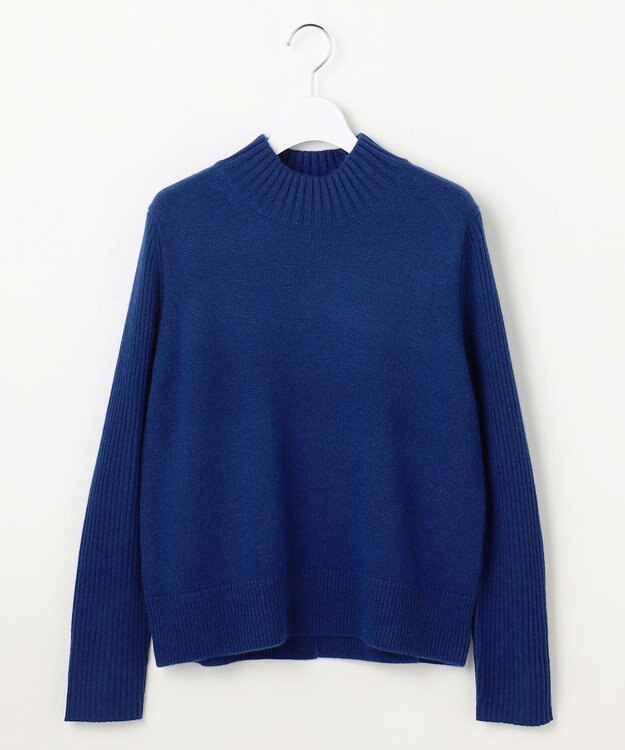 J.PRESS LADIES CASHBIT NEO ハイネック ニット ロイヤルブルー系