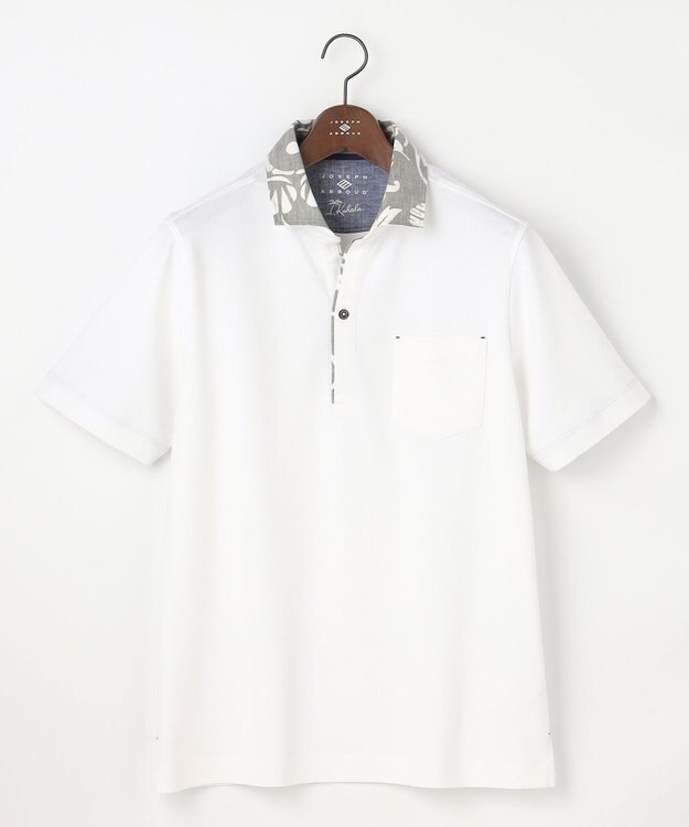 JOSEPH ABBOUD 【キングサイズ・老舗アロハブランドと21年愛されるポロシャツがコラボ】KAHALA ALOHA ダディポロ ホワイト系