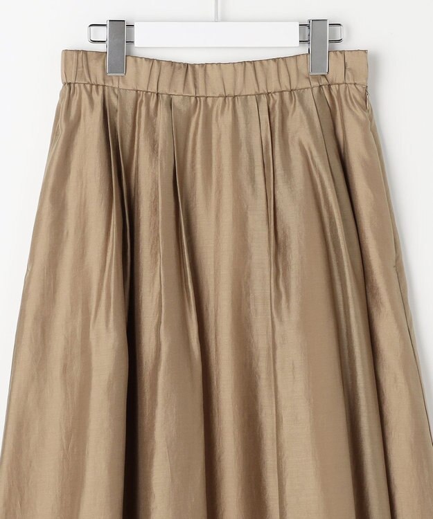 自由区 L エアリーローンプレーン スカート ベージュ