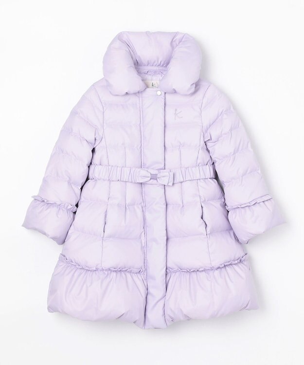 組曲 KIDS 【110-140cm】ロングダウンコート ラベンダー系
