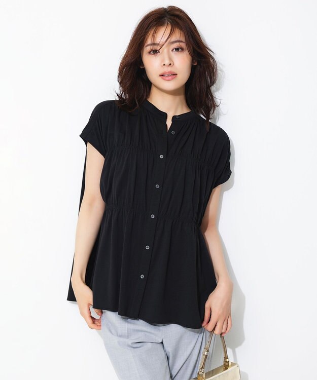UNFILO ティアード Tシャツ ブラック