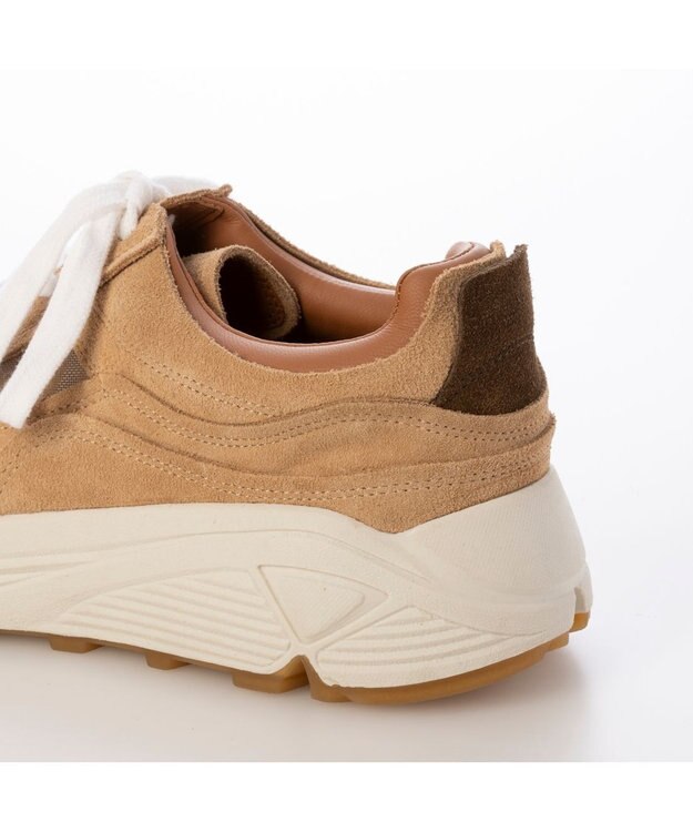 MODE ET JACOMO <carino>シースルー厚底スニーカー ベージュコンビ