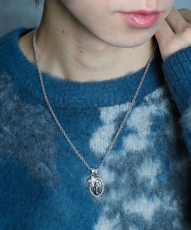 WEGO Mラインストーンモチーフネックレス 柄1