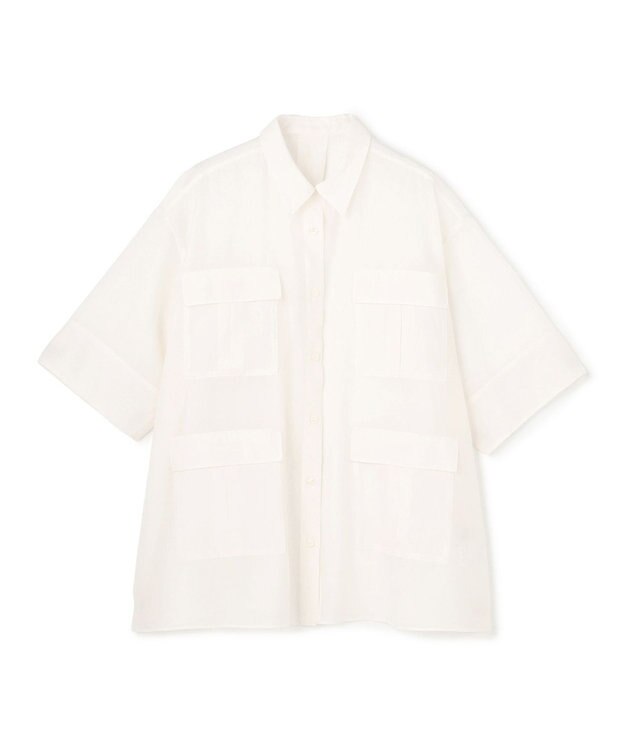 UNFILO シアー サファリシャツ オフ