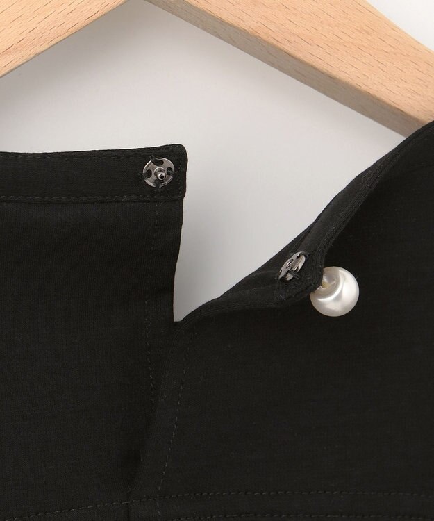 組曲 L 【WEB限定】チュールポンチドッキング Tシャツ ブラック系