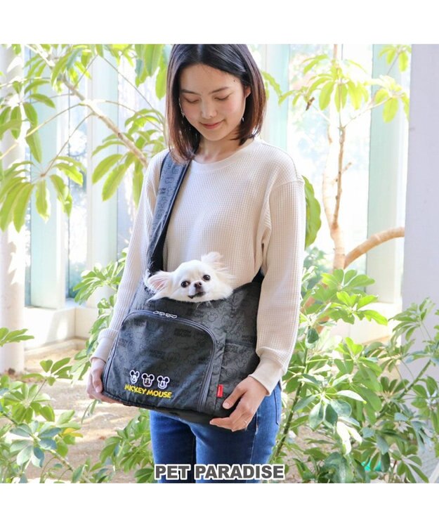 PET PARADISE 犬 ディズニー ミッキーマウス   アイコンスリング  S 【超小型犬】 グレー