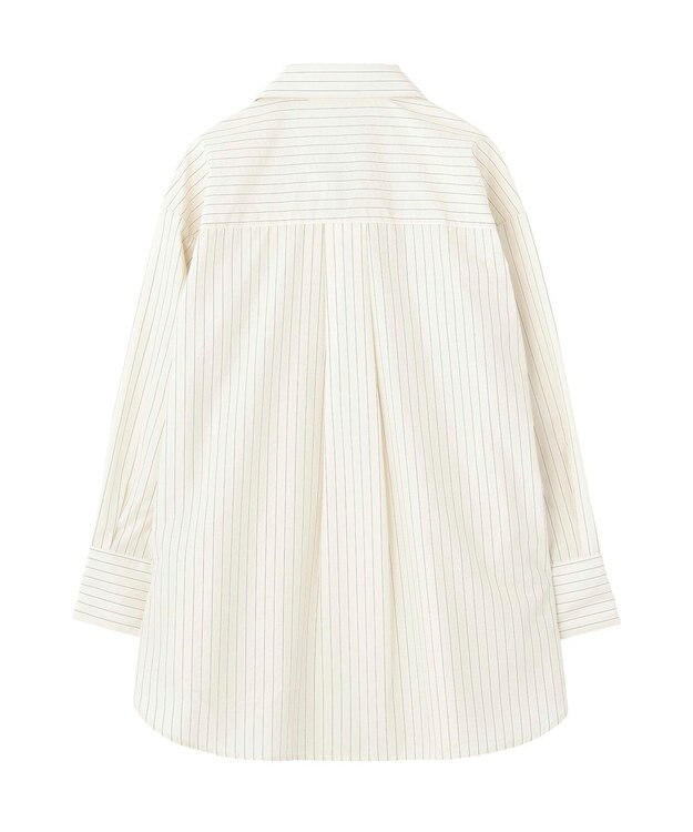 earth music&ecology 【SET ITEM】スカーフ付きスキッパーシャツ Stripe