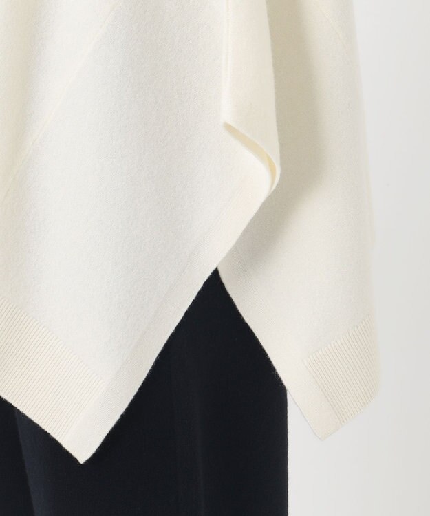 23区 S 【エステータ】エアリースパンウール ドレープニット オフホワイト系