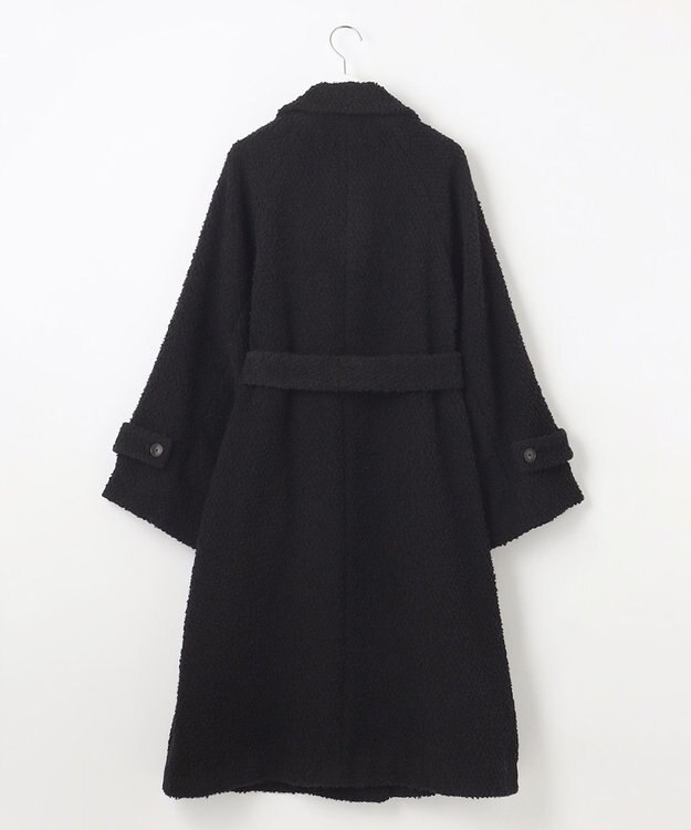 自由区 S FLUFFYステンカラー コート ブラック系