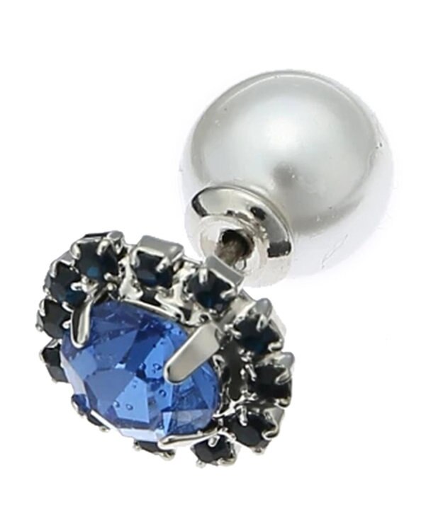 Green Parks ｅｖｅｒｙ　ｗａｌｋ．　リバーシブルビジューピアス Blue