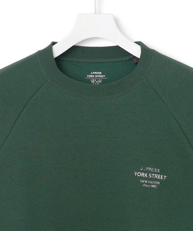 J.PRESS YORK STREET 【UNISEX】クルーネック プルオーバー スウェット グリーン系
