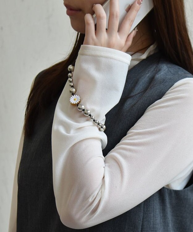 LANVIN en Bleu ジュエル スマホストラップ ブラック