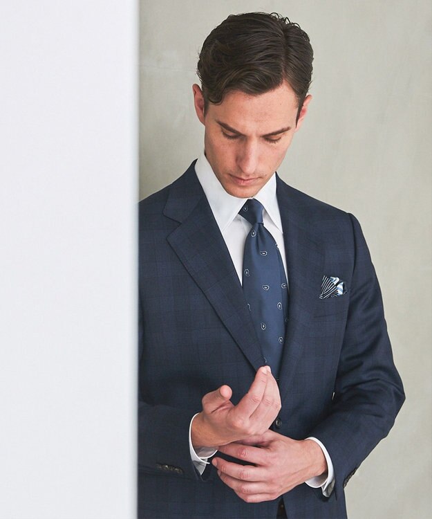 GOTAIRIKU GOTAIRIKU別注【MANTERO/マンテロ】ネクタイ_ウェイブ ネイビー系4