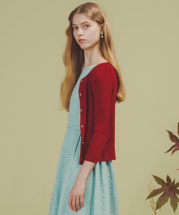 TOCCA 【泉里香さん着用】AUTUMN TIME カーディガン ワイン系