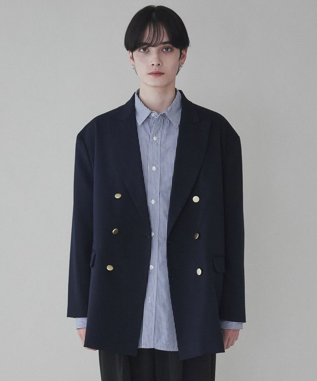 WEGO ルーズブレザー ネイビー