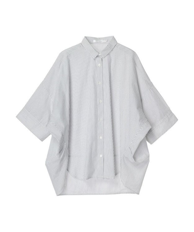 AMERICAN HOLIC ＵＶカットバックドレープシャツ Stripe