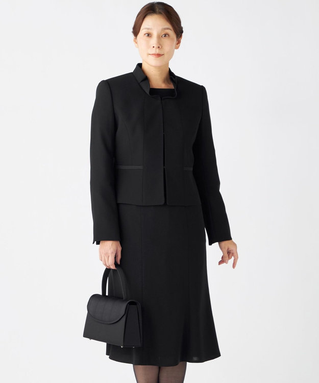 自由区 FORMAL 【日本製】西陣織 ハンドバッグ ブラック系