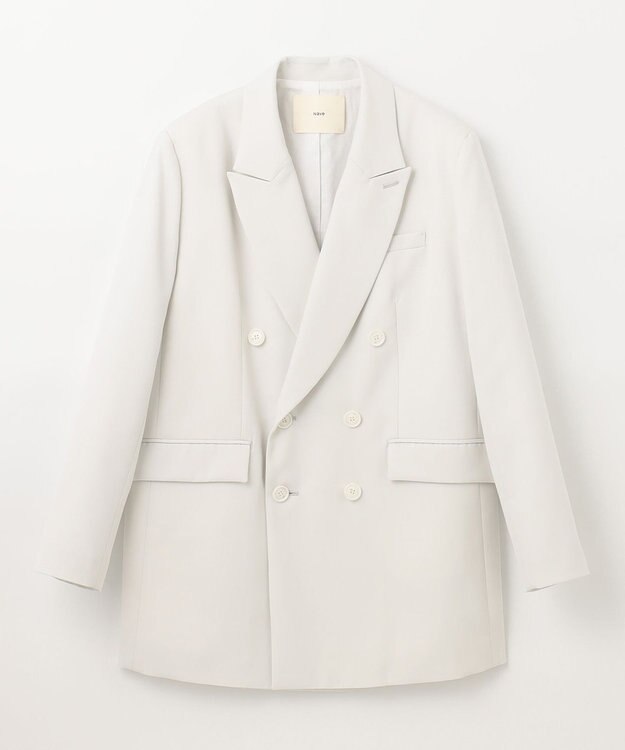 NAVE ウールポリエステルツイル ジャケット アイボリー系