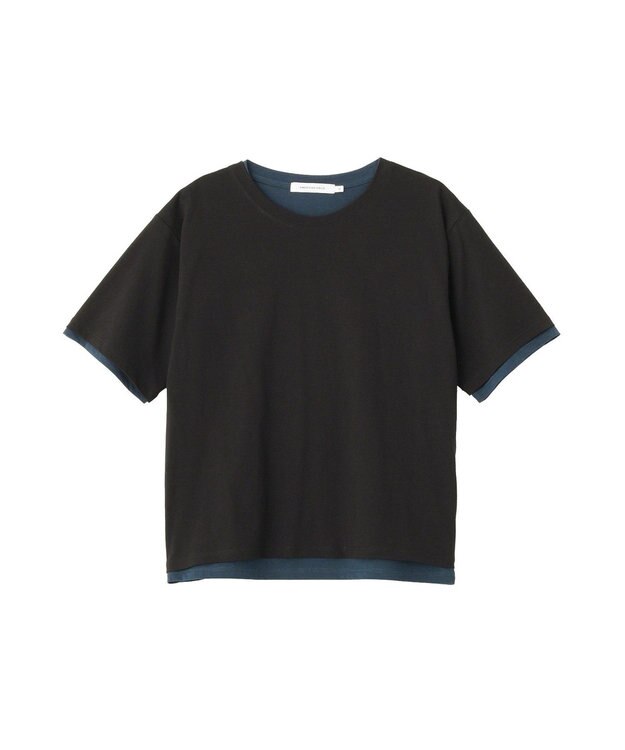 AMERICAN HOLIC 【2点セット】レイヤードシアーTシャツ Black