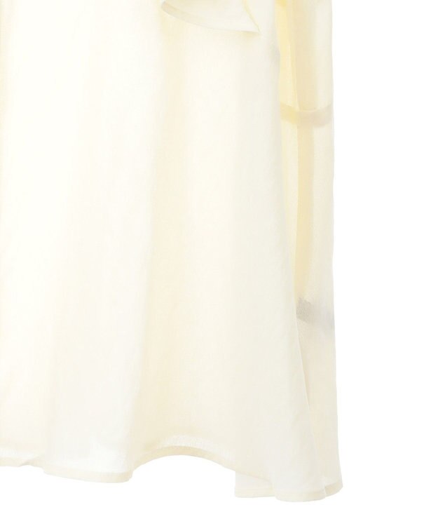 YECCA VECCA シアーラッフルブラウス Yellow