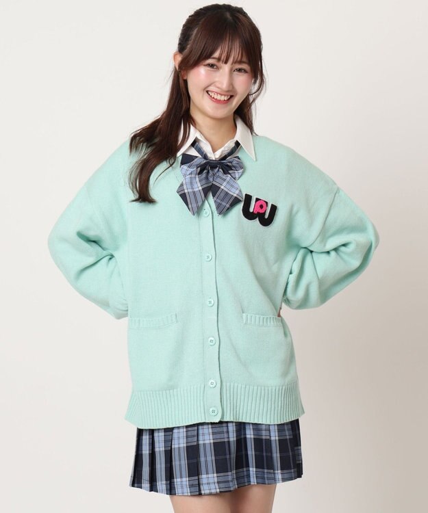 WEGO 【SCHOOLITEM】ワールドペガサスコラボカーディガン グリーンその他