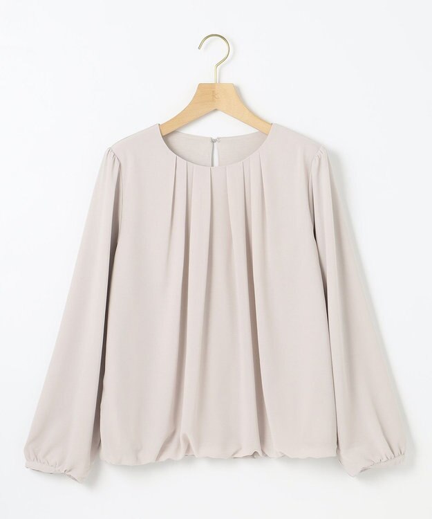 組曲 ドビーシフォン ニュアンスタック ブラウス グレージュ系